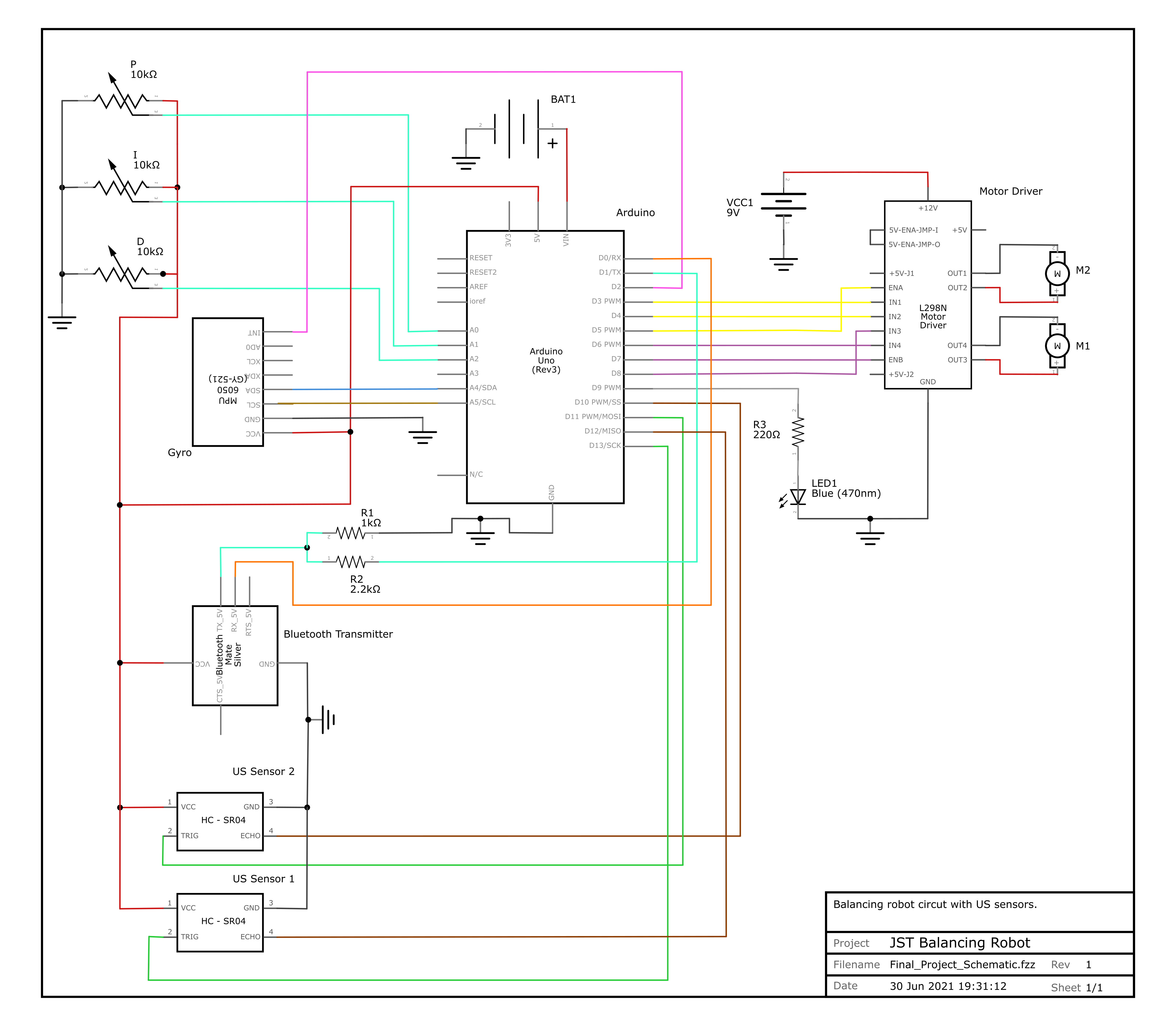 Robot schematic Robot schematic